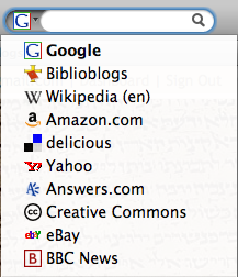 You can also order the search engines in the list.